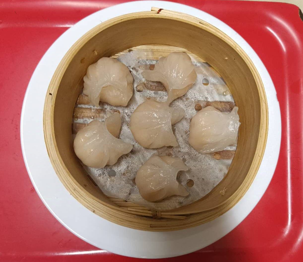 Ravioli al vapore di gamberi